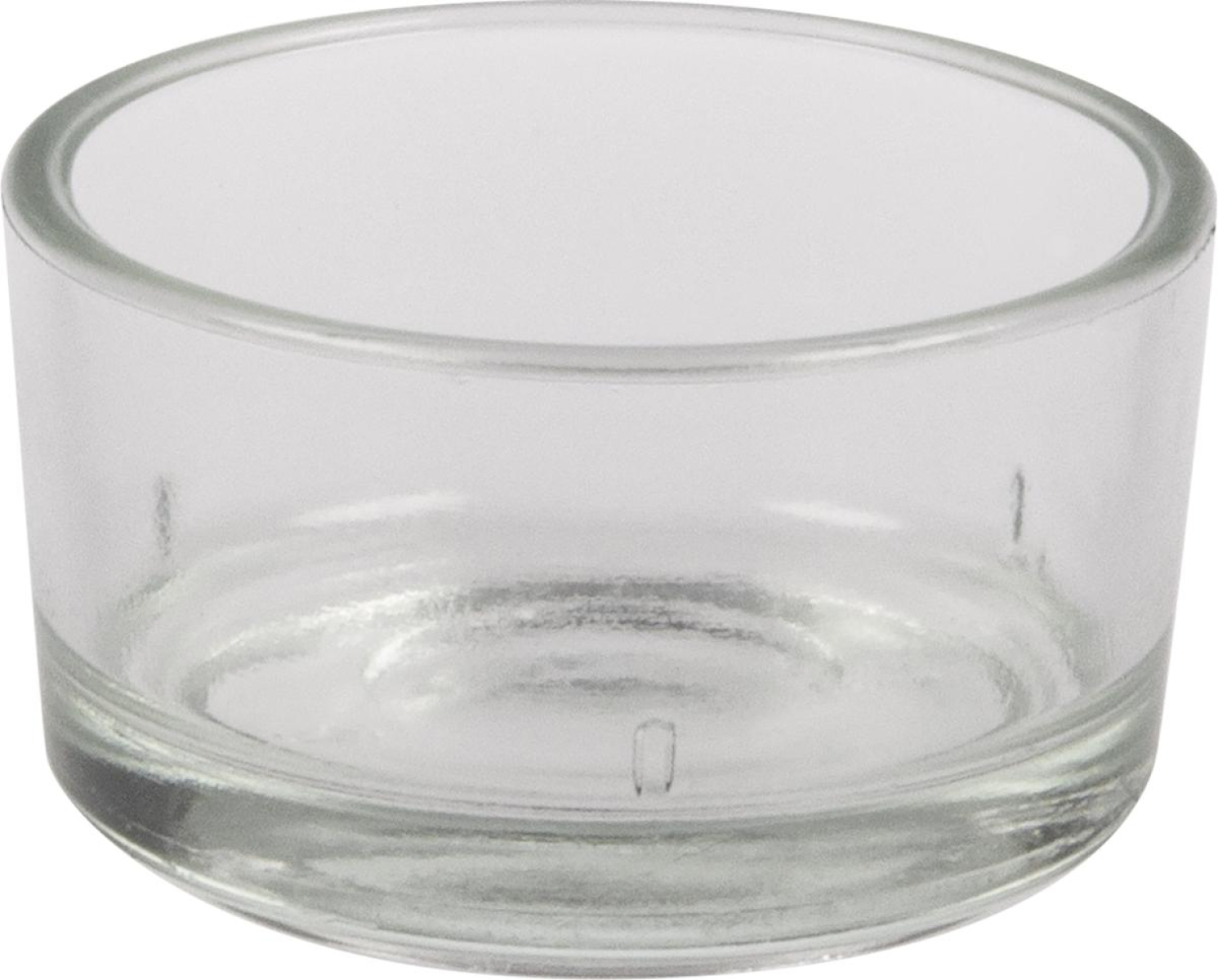 Glas für Teelicht Bienenw.