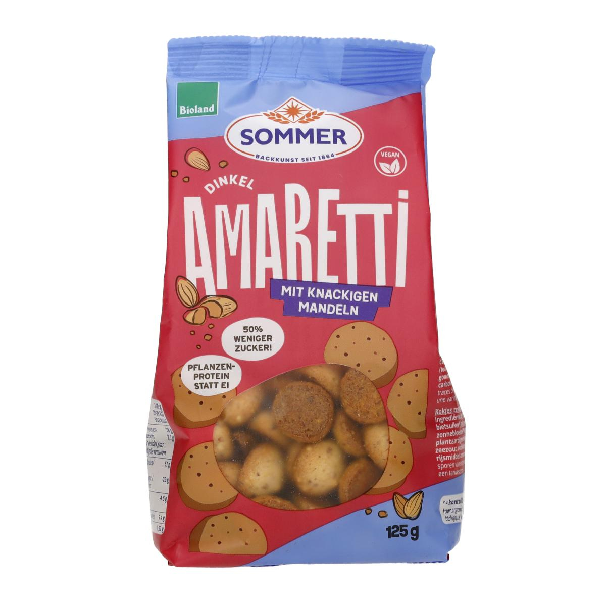 Dinkel Amaretti mit Mandeln