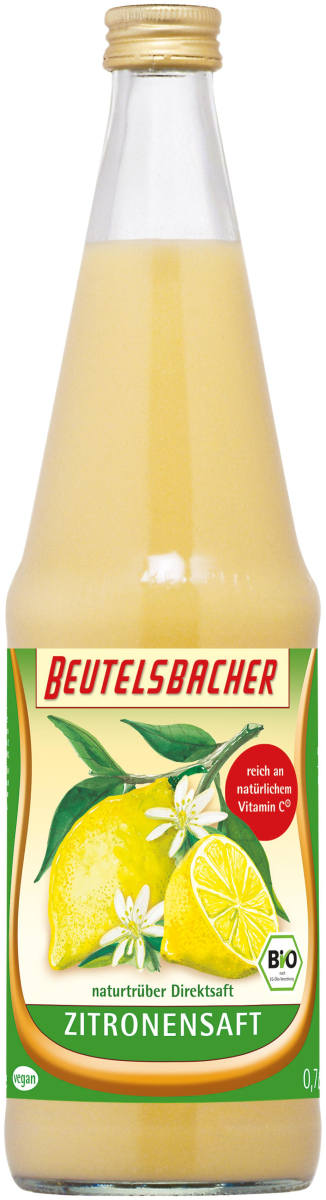 Zitronensaft naturtrüb