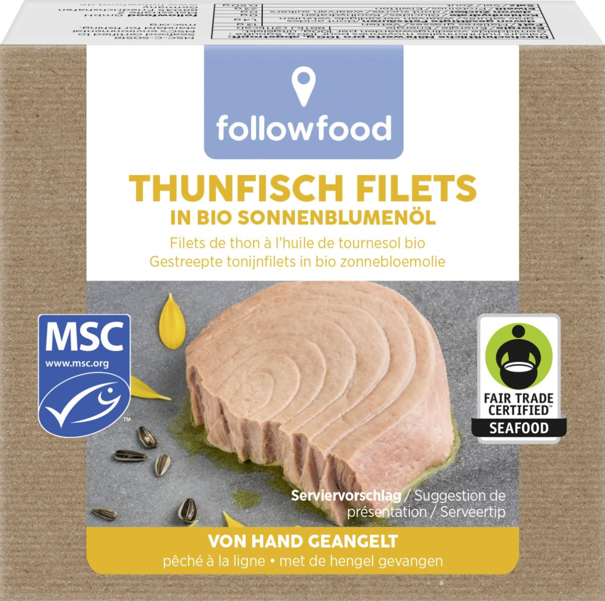 Thunfisch in Sonnenblumenöl