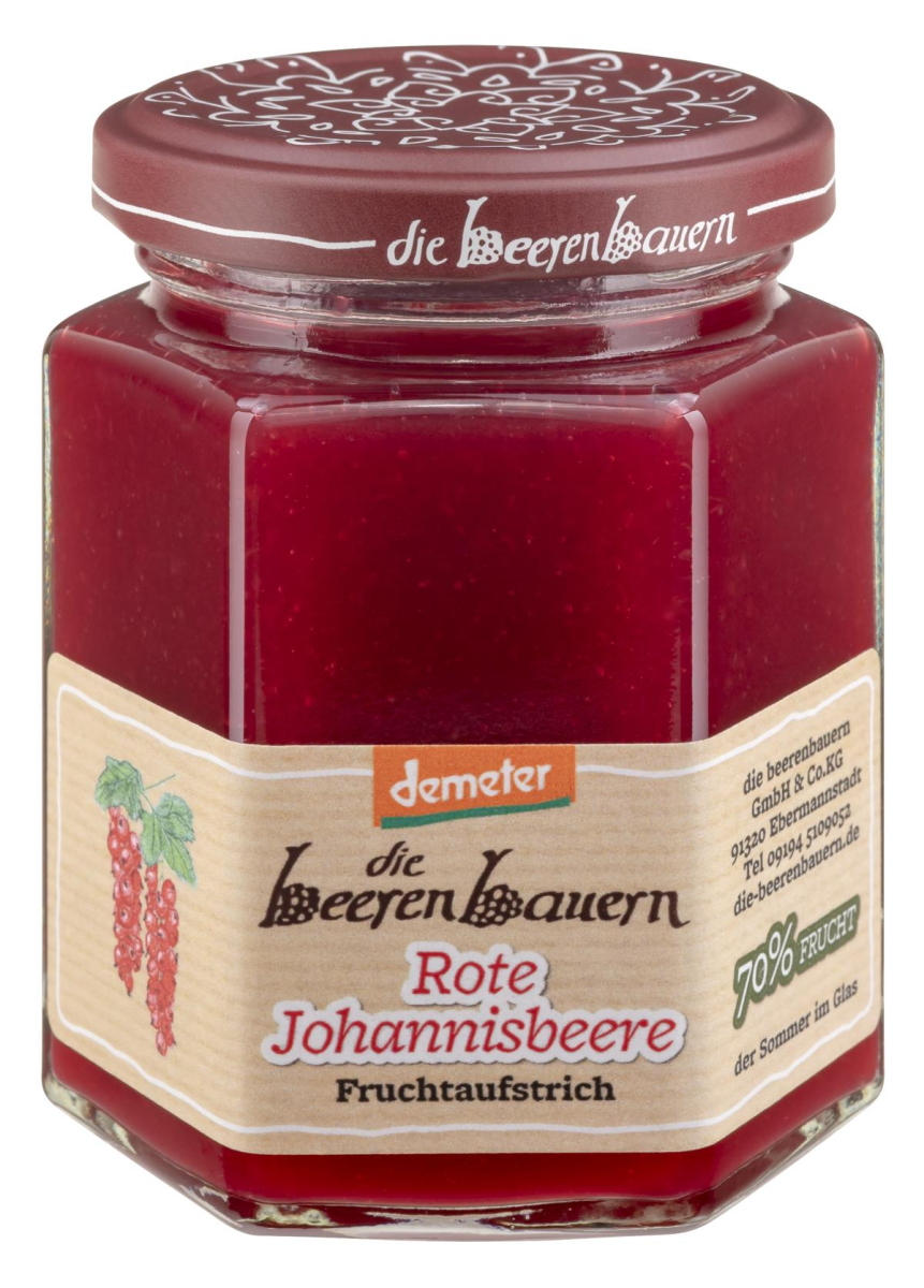 Rote Johannisb. Fruchtaufst