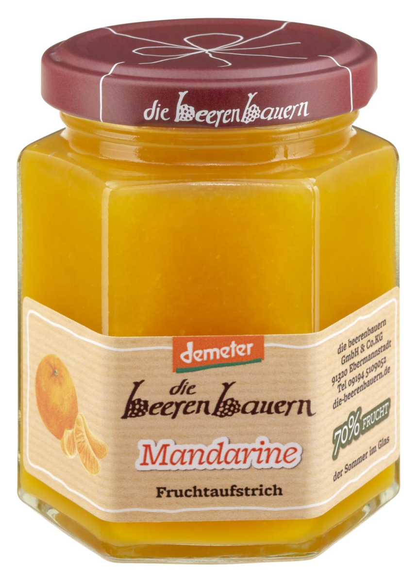 Mandarine - Fruchtaufstrich die beerenbauern