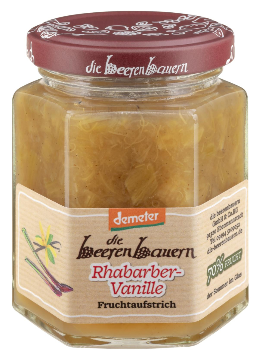 Rhabarber-Vanille Fruchtauf
