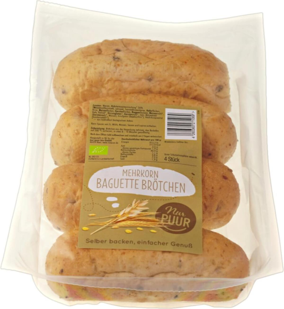 Mehrkorn Baguette Brötchen