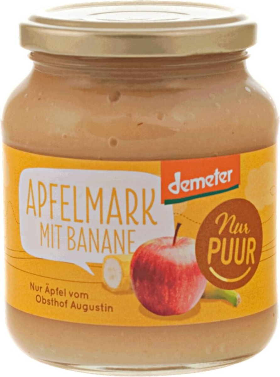 Apfelmark mit Banane