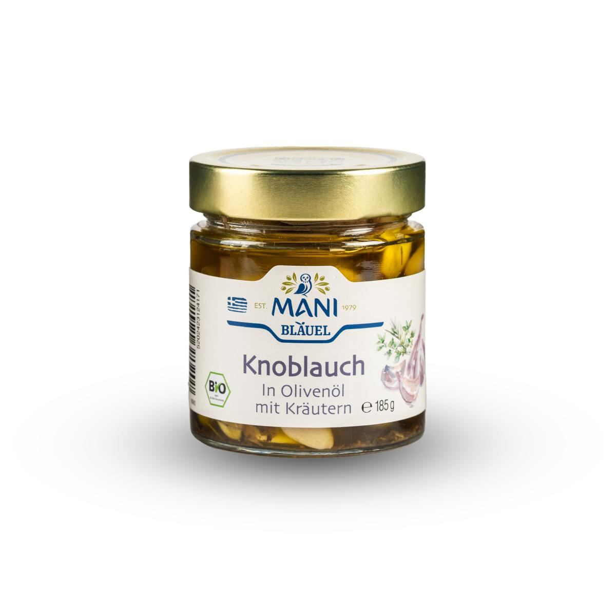 Knoblauch in Olivenöl