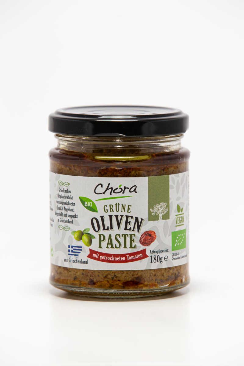 Olivenpaste Konservolia mit Tomaten