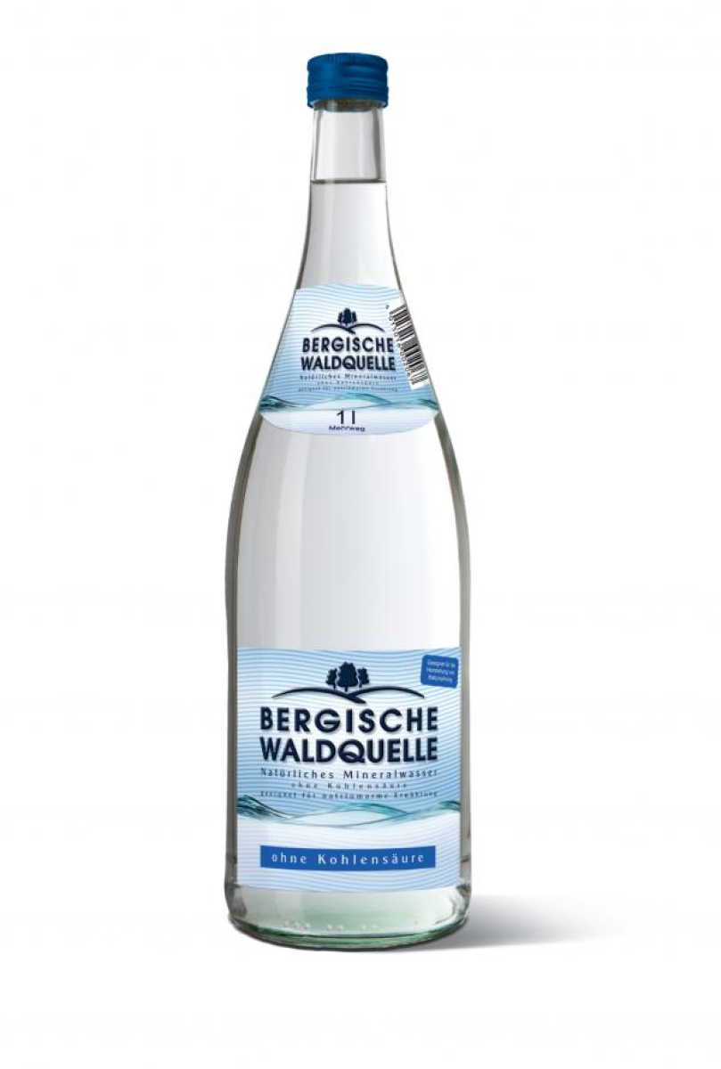 6er Kiste Bergische Waldquelle 1 l Glas
