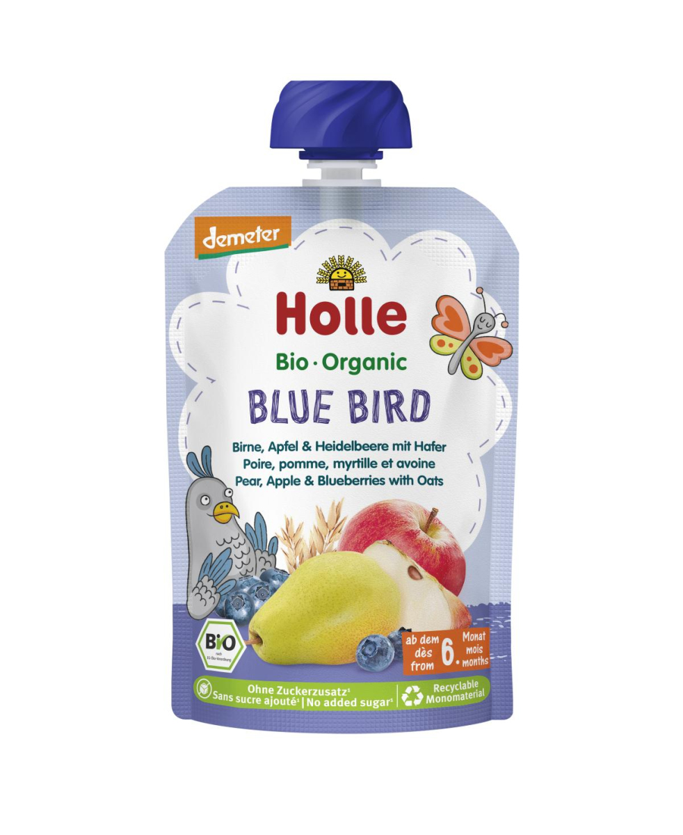 Pouchy Blue Bird