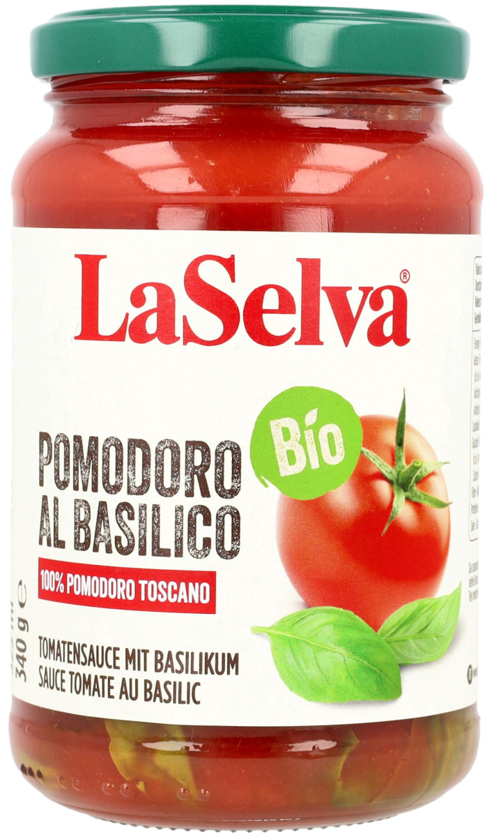 Tomate natur mit Basilikum