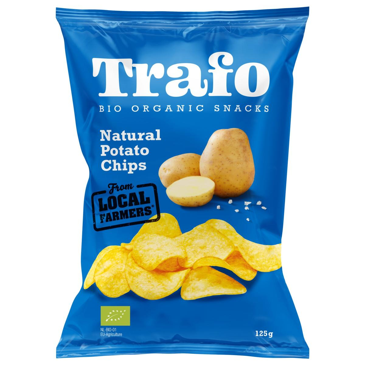 Chips gesalzen Kartoffel