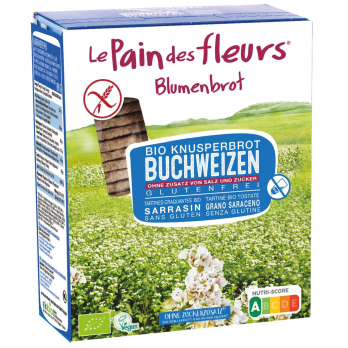 Blumenbrot Buchweizen ohne Salz
