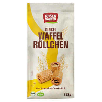 Dinkel Waffelröllchen Natur