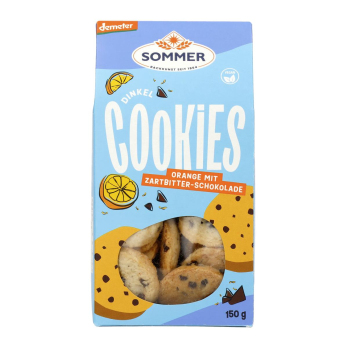Dinkel Schoko Orange Cookies