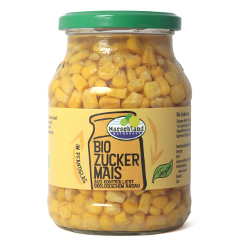 Zuckermais Pfandglas