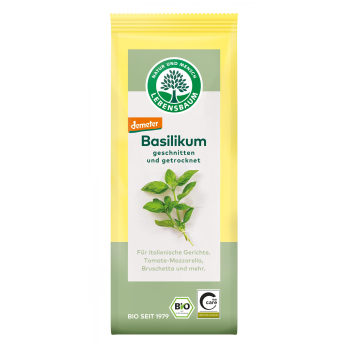 Basilikum in der Tüte