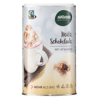 Heiße Schokolade, Schokoladenpulver,kbA,Fairtrade