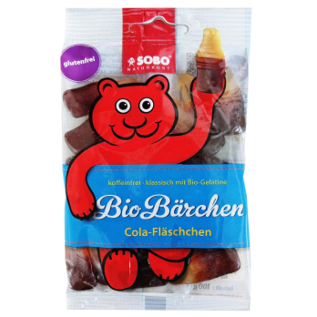 Cola Fläschchen mit Gelatine