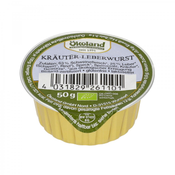 Feine Kräuterleberwurst, Dose