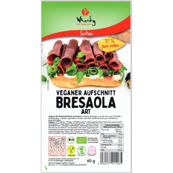 Veganer Aufschnitt Bresaola Art