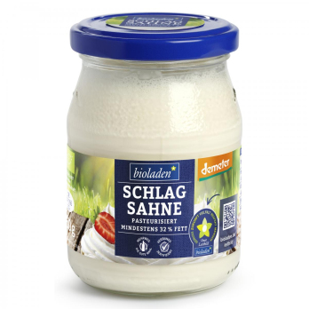 b*Demeter Schlagsahne 32%, 250g Glas