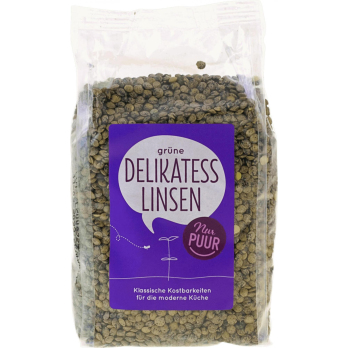 Grüne Delikatess Linsen