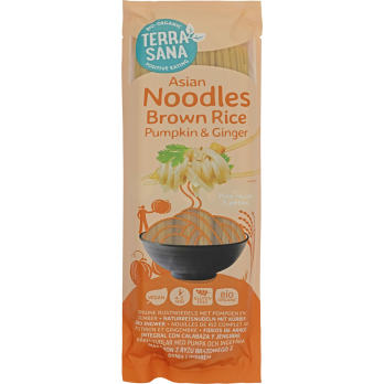 Reisnudeln m. Kürbis und Ingwer